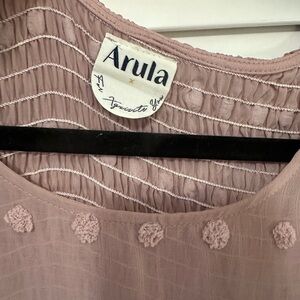 Arula Blush Textured Top